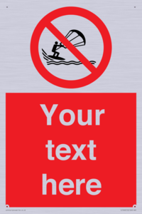 Custom No kite surfing